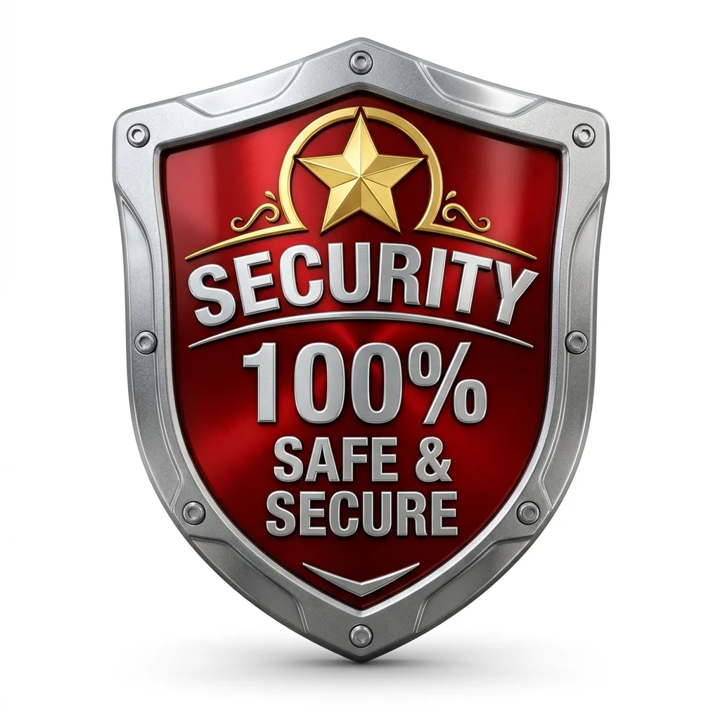 100% Safe & Secure